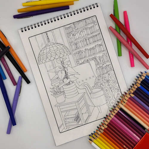 Intérieurs Cosy - Papéterie bien-être chez ColorFall Editions