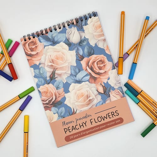 3-Peachy Flowers
