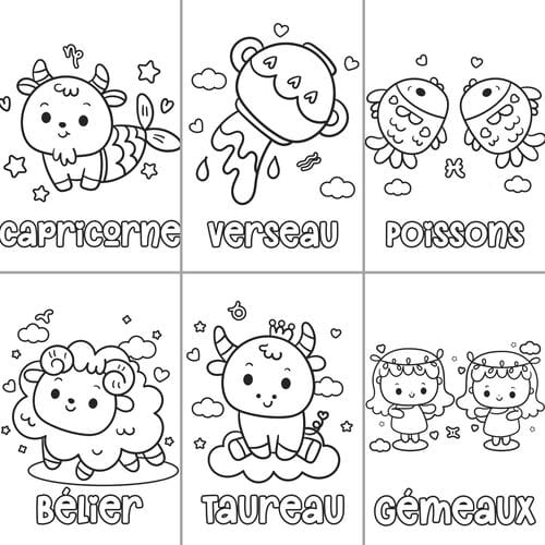 mes premiers zodiaques