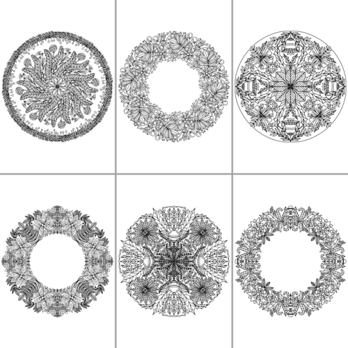 Mandalas de Noël