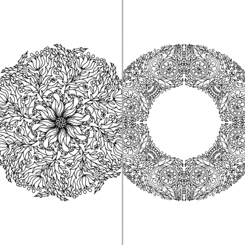 Mandalas de Noël