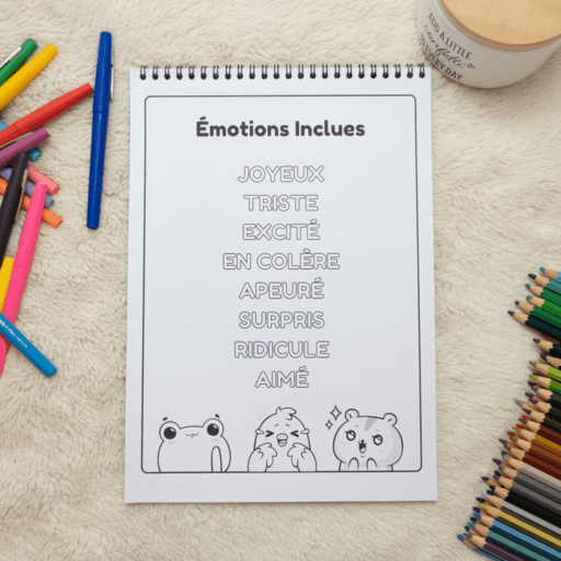 Émotions à colorier