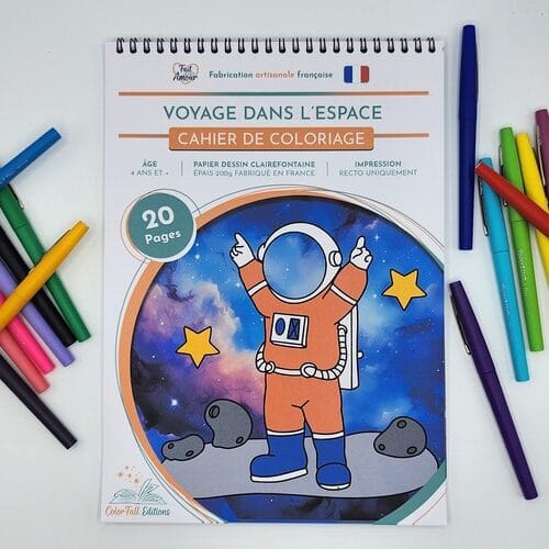 Voyage dans l'Espace - Cahier de Coloriage pour Enfants