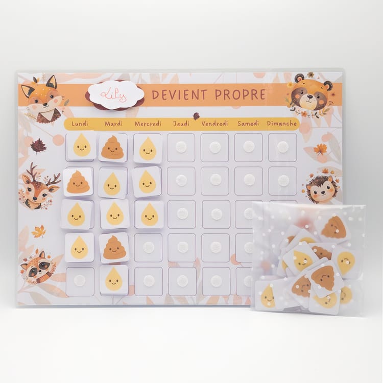 Je deviens propre - Tableau de motivation – Image 8