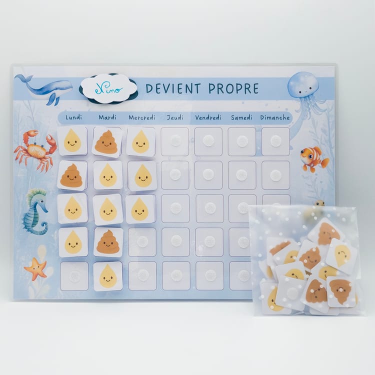 Je deviens propre - Tableau de motivation – Image 6