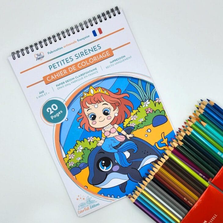 Petites sirènes - Cahier de coloriage pour Enfants