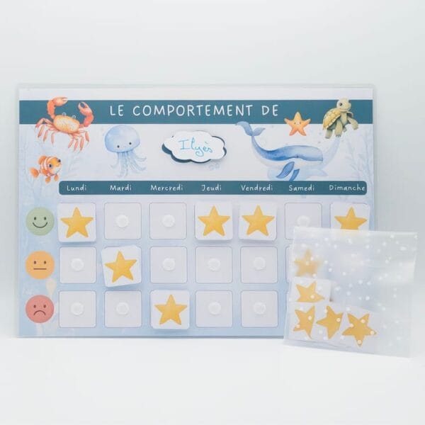 Je me comporte bien - Tableau de motivation