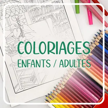 Cahiers de coloriages de ColorFall Editions,  pour enfants et adultes, fabrication de Corrèze.